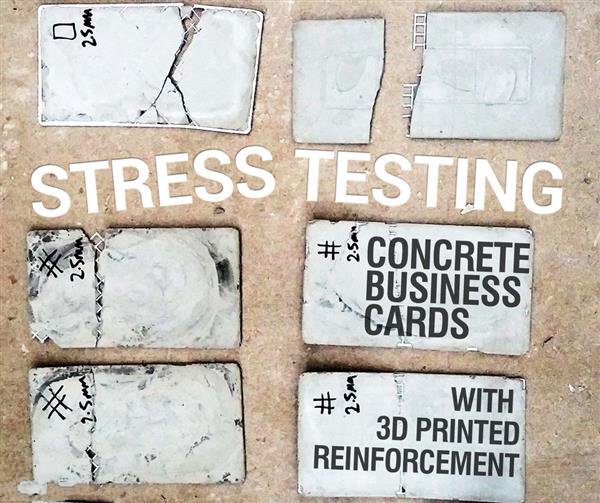 3d打印應用實例教程_一起學習用3D打印制作別致混凝土名片